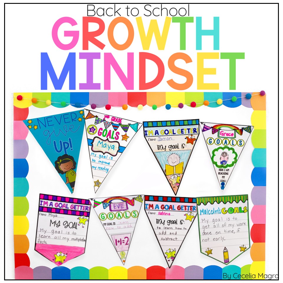 Growth Mindset Back to School Activities Printable and Digital - I Love ...