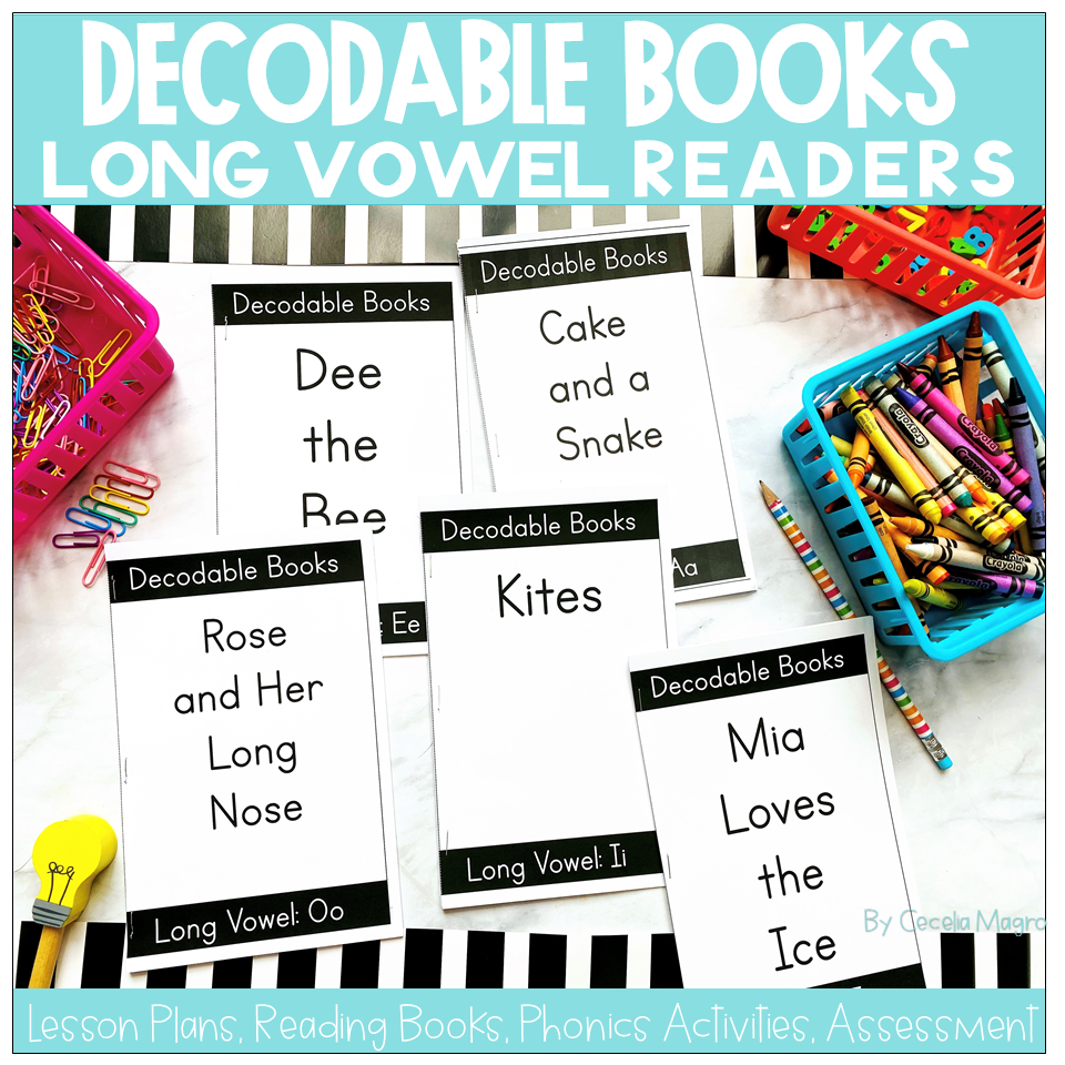 Decodable Readers CVCe Long Vowel Books K 2 I Love 1st Grade