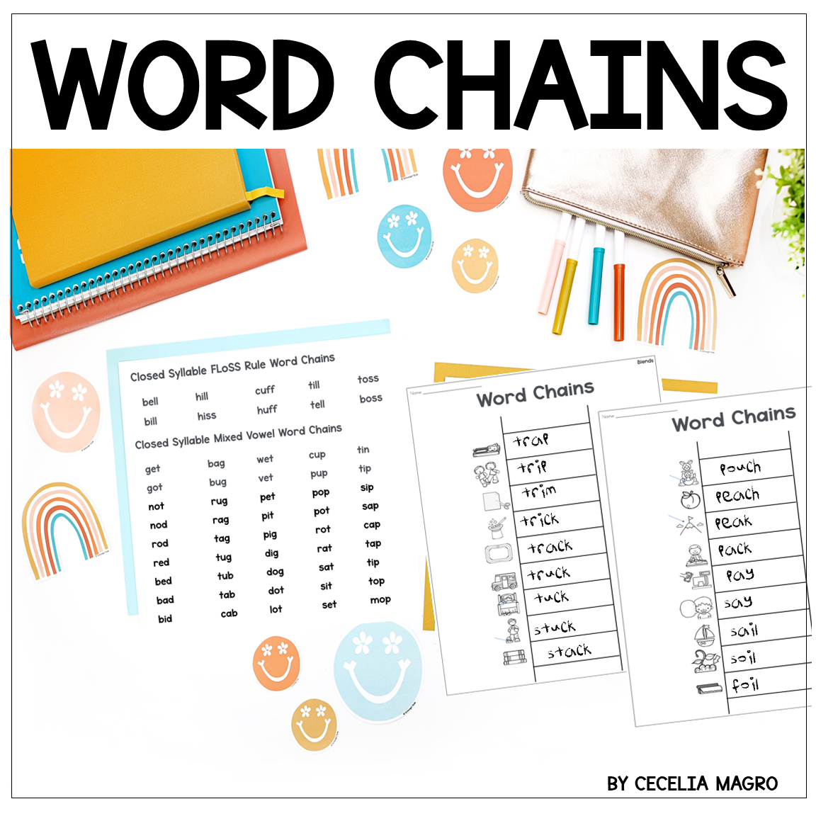 Word Chains Phonics Practice Word Ladders I Love 1st Grade